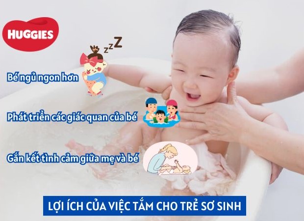 Tắm cho bé là cơ hội tuyệt vời để bố mẹ gắn kết tình cảm với con 