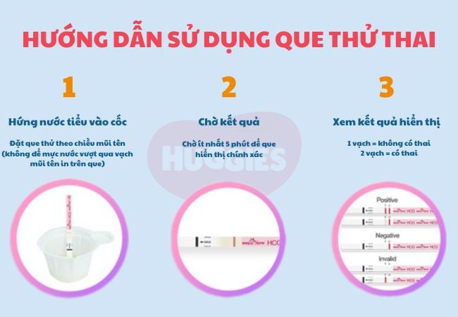 Hướng dẫn sử dụng que thử thai đúng cách