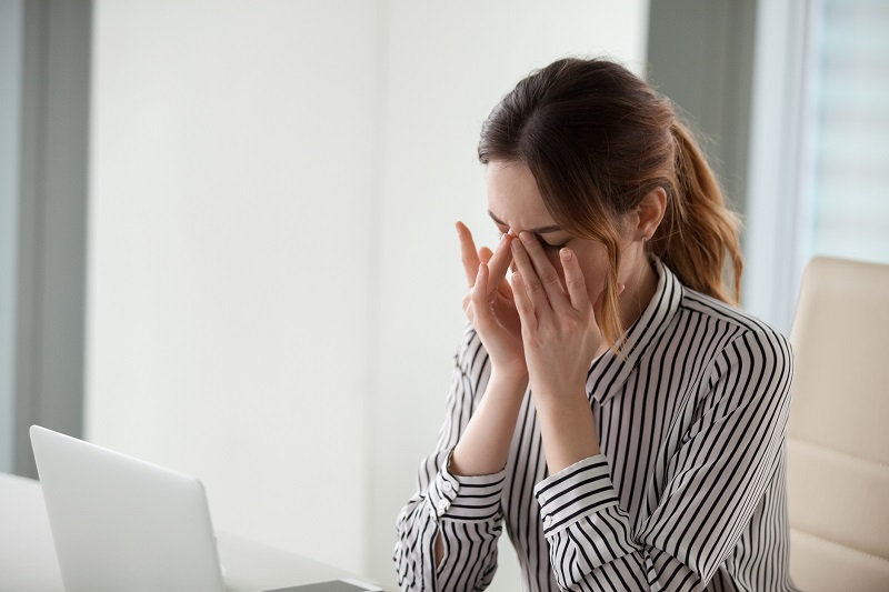 Stress có thể gây trễ kinh nhưng không có dấu hiệu mang thai