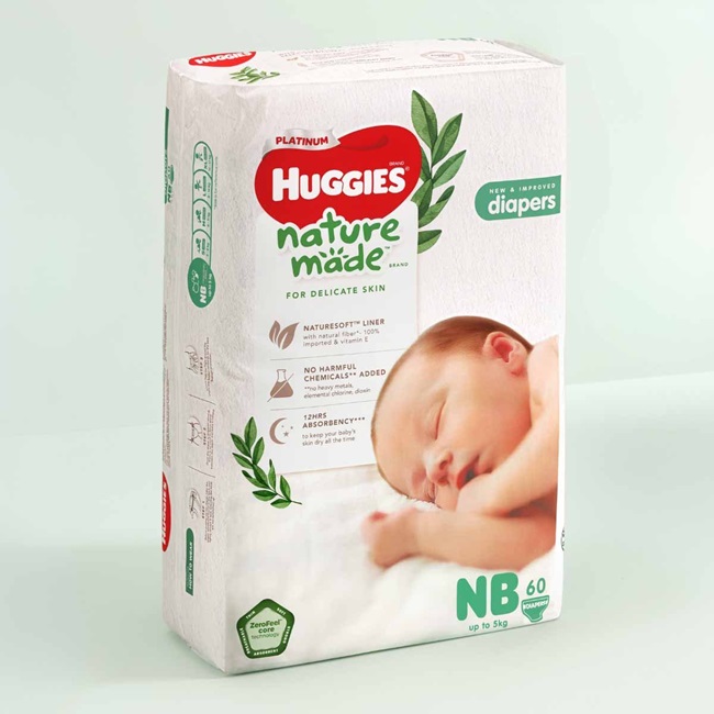 Bỉm đêm cho bé Huggies Platinum Nature Made