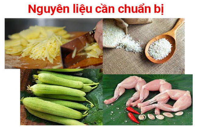 Cháo mướp hương ngon miệng cho bé