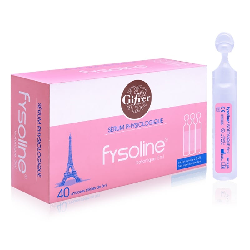 Nước muối sinh lý Fysoline hồng