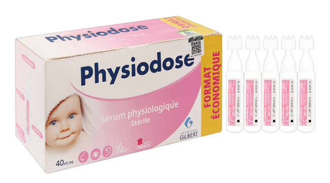 Nước muối sinh lý cho trẻ sơ sinh Physiodose 