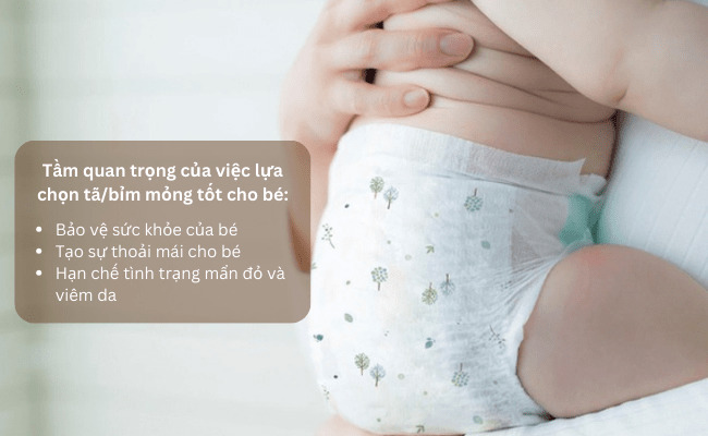 Tã/bỉm là một sản phẩm không thể thiếu trong suốt chặng đường bé lớn lên