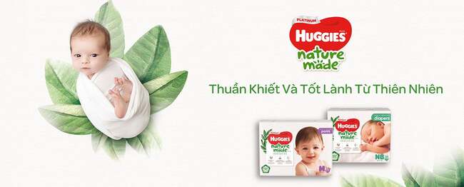 Bỉm cao cấp Huggies Platinum Nature Made