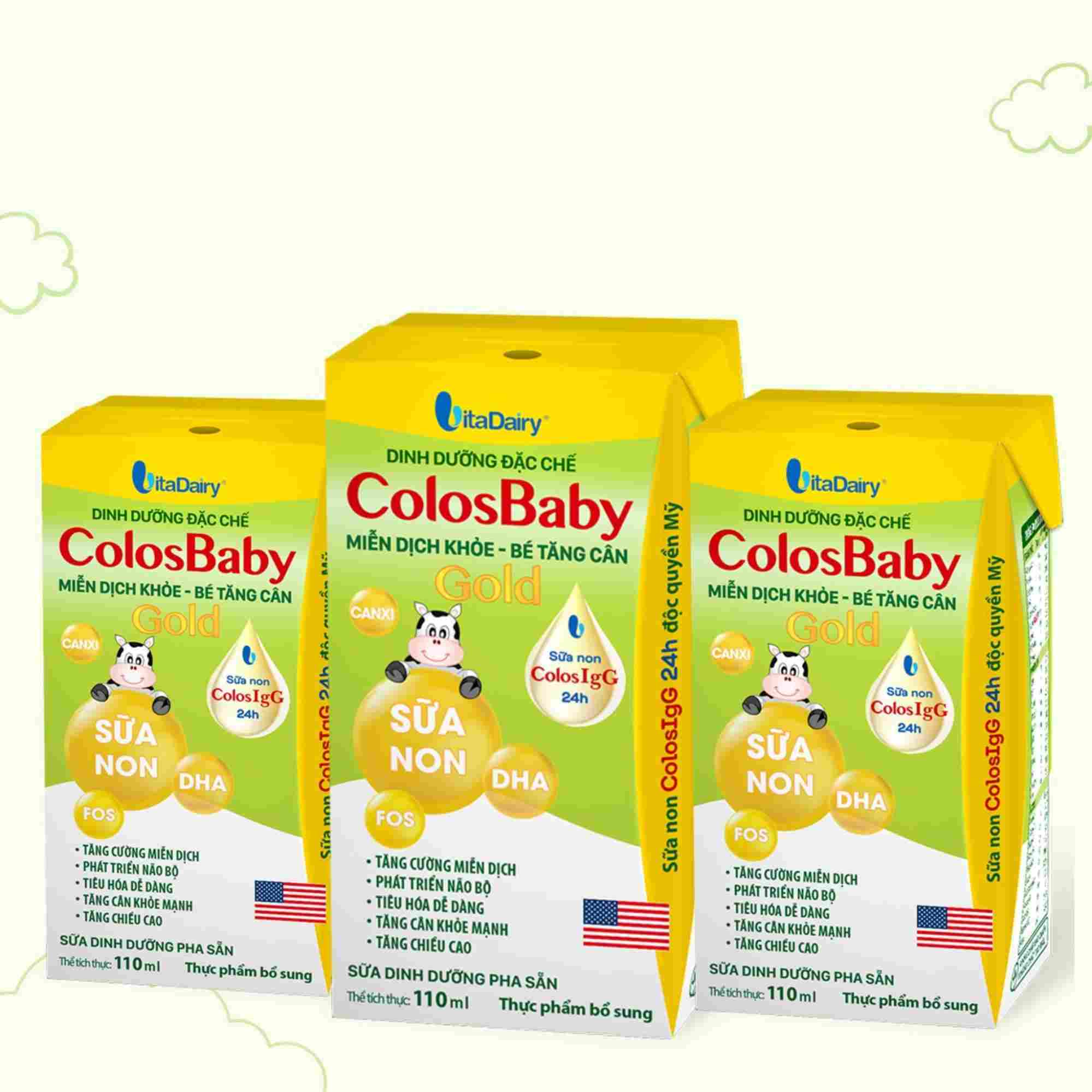 Sữa công thức pha sẵn Colosbaby Gold