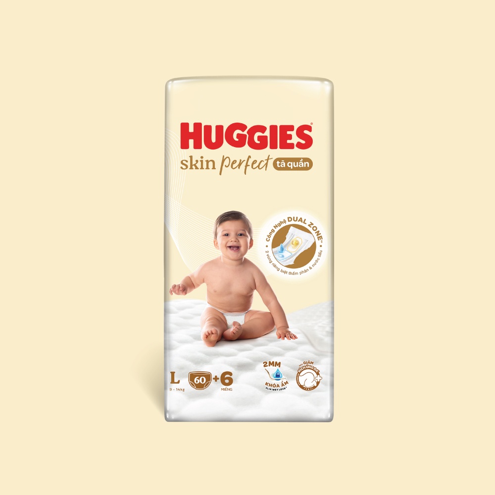 Tã quần Huggies Skin Perfect size L