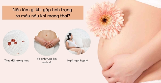 Mẹ bầu nên làm gì khi ra máu lúc mang thai?